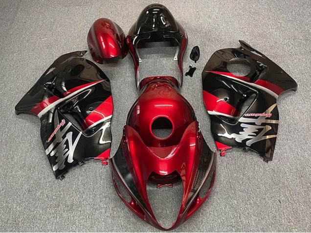 1996-2007 Suzuki GSXR 1300 Motorcycle Fairings - Maroon Red Black Style Canada for Sale