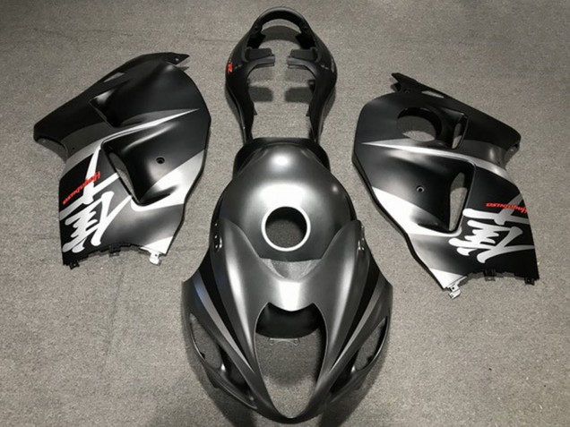 1996-2007 Suzuki GSXR 1300 Motorcycle Fairings - Matte Silver Black Canada for Sale