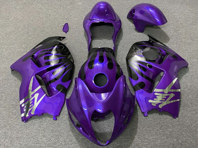 1996-2007 Suzuki GSXR 1300 Motorcycle Fairings - Purple and Black Canada for Sale