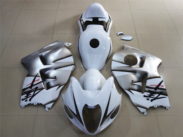 1996-2007 Suzuki GSXR 1300 Motorcycle Fairings - White Silver Canada for Sale
