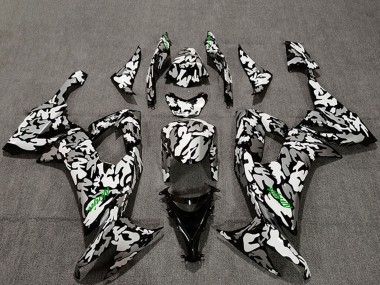 2008-2010 Kawasaki ZX10R Motorcycle Fairings - Camouflage Green Decals Canada for Sale
