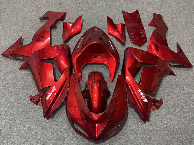 2006-2007 Kawasaki ZX10R Motorcycle Fairings - Candy Red Canada for Sale
