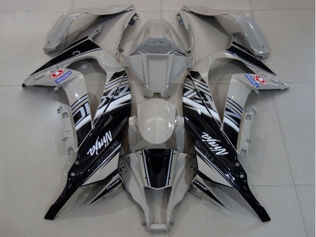 2011-2015 Kawasaki ZX10R Motorcycle Fairings - Grey White Black Canada for Sale