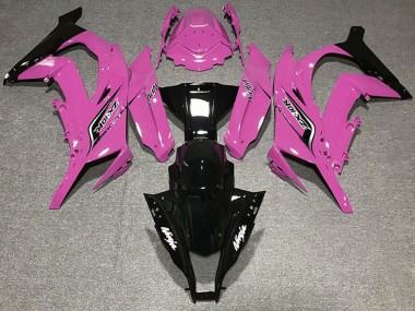 2011-2015 Kawasaki ZX10R Motorcycle Fairings - Pink Glossy Black Canada for Sale