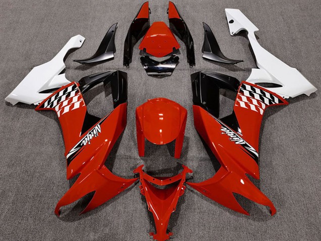 2008-2010 Kawasaki ZX10R Motorcycle Fairings - White Red Black Canada for Sale