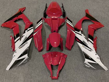 2011-2015 Kawasaki ZX10R Motorcycle Fairings - Maroon Red White Black Canada for Sale