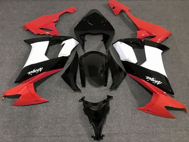 2008-2010 Kawasaki ZX10R Motorcycle Fairings - Glossy Red Black and White Canada for Sale