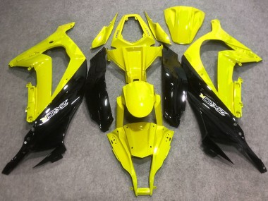 2016-2020 Kawasaki ZX10R Motorcycle Fairings - Yellow Glossy Black Canada for Sale