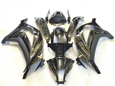 2011-2015 Kawasaki ZX10R Motorcycle Fairings - Silver Glossy Black Matte Black Gold Canada for Sale