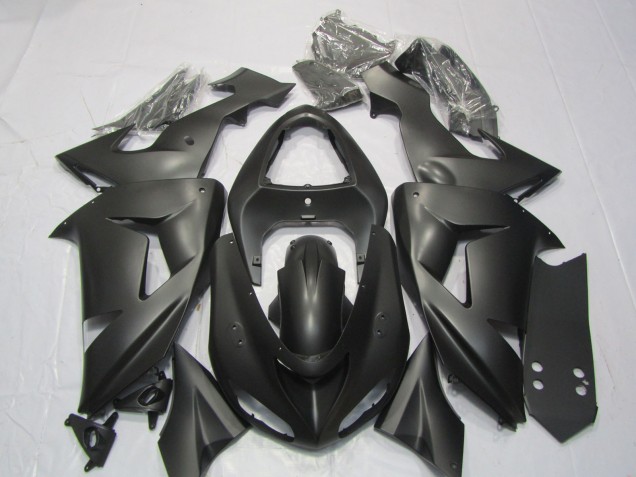 2006-2007 Kawasaki ZX10R Motorcycle Fairings - Matte Black Canada for Sale