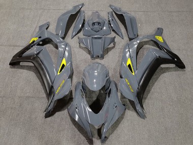 2016-2020 Kawasaki ZX10R Motorcycle Fairings - Nardo Grey Black Yellow Canada for Sale