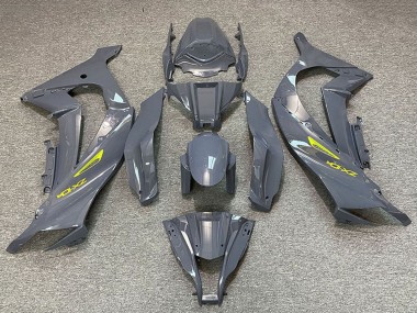 2011-2015 Kawasaki ZX10R Motorcycle Fairings - Nardo Grey Yellow Canada for Sale