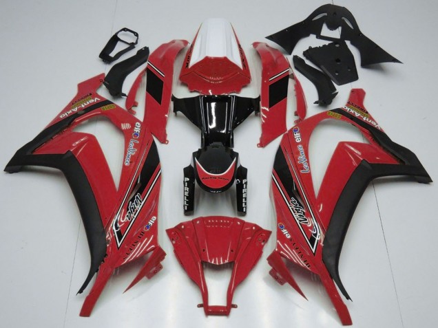 2011-2015 Kawasaki ZX10R Motorcycle Fairings - White Red Glossy Black OEM Style Canada for Sale