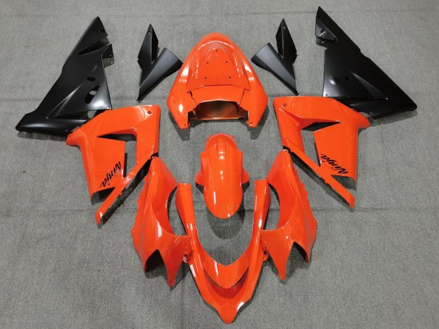 2004-2005 Kawasaki ZX10R Motorcycle Fairings - Orange Black Canada for Sale