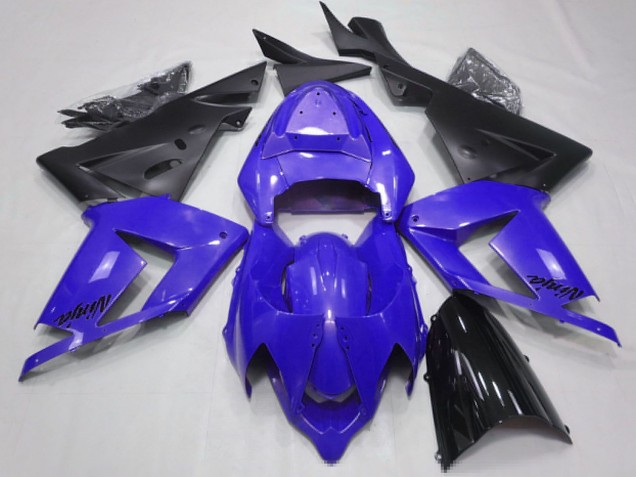 2004-2005 Kawasaki ZX10R Motorcycle Fairings - Pearl Blue Black Canada for Sale