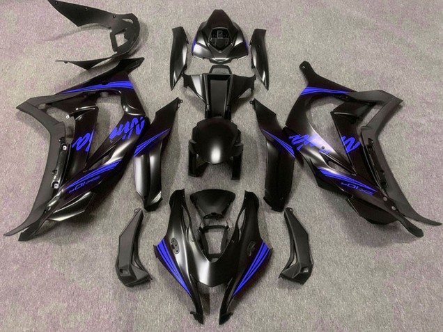 2016-2020 Kawasaki ZX10R Motorcycle Fairings - Matte Black Blue Ninja Canada for Sale