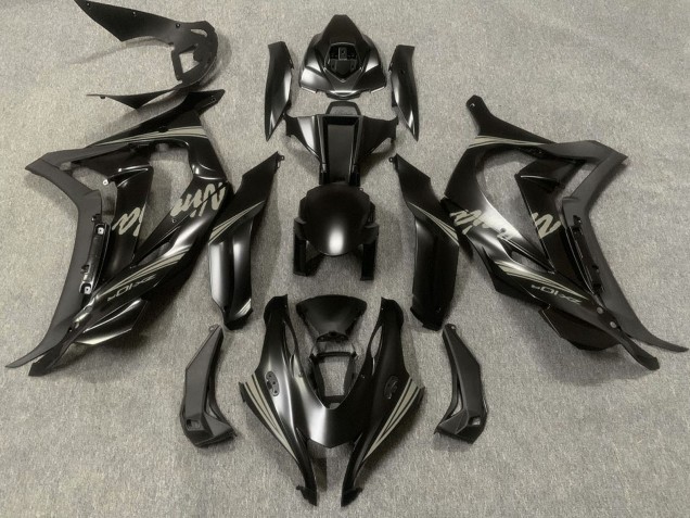 2016-2020 Kawasaki ZX10R Motorcycle Fairings - Matte Black Grey Ninja Canada for Sale