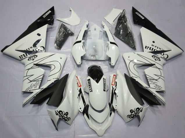 2004-2005 Kawasaki ZX10R Motorcycle Fairings - White Corona Canada for Sale
