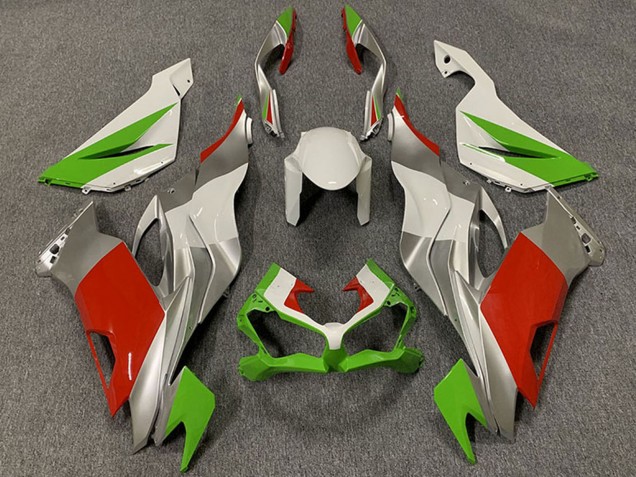 2019-2022 Kawasaki ZX6R Motorcycle Fairings - White Silver Green Red Canada for Sale