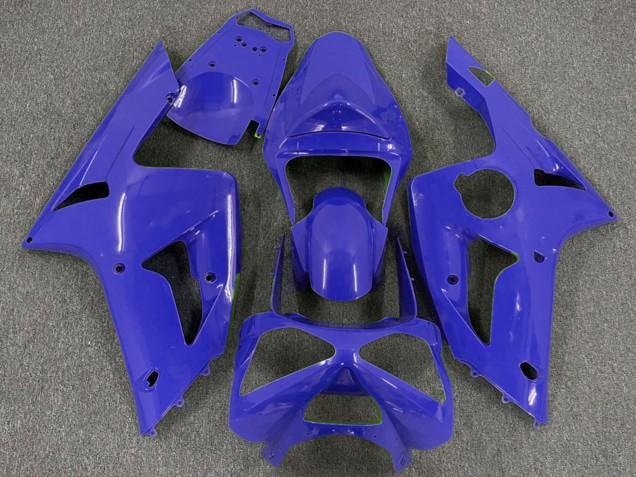 2003-2004 Kawasaki ZX6R Motorcycle Fairings - Blue Canada for Sale