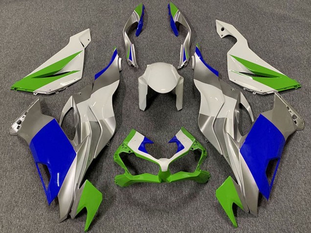 2019-2022 Kawasaki ZX6R Motorcycle Fairings - White Silver Green Blue Canada for Sale