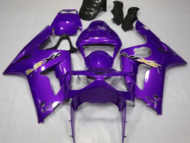 2003-2004 Kawasaki ZX6R Motorcycle Fairings - Purple Canada for Sale