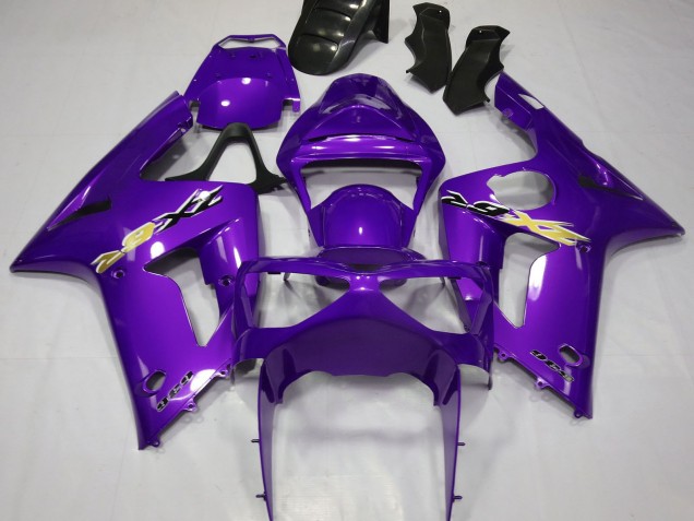 2003-2004 Kawasaki ZX6R Motorcycle Fairings - Purple Canada for Sale