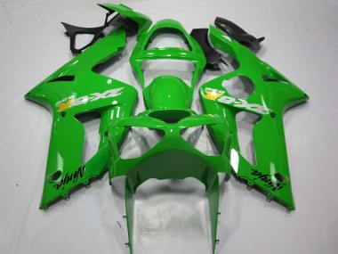 2003-2004 Kawasaki ZX6R Motorcycle Fairings - Green OEM Style Canada for Sale