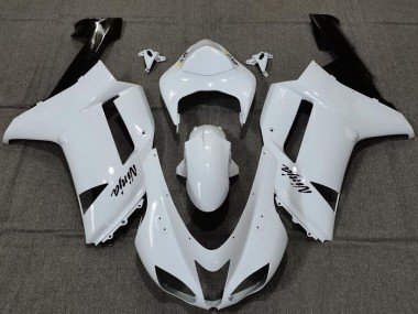 2007-2008 Kawasaki ZX6R Motorcycle Fairings - Plain White Gloss Canada for Sale