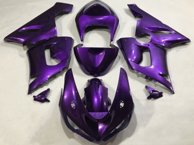 2005-2006 Kawasaki ZX6R Motorcycle Fairings - Purple Canada for Sale