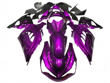 2012-2024 Kawasaki ZX14R Motorcycle Fairings - Purple Black Canada for Sale