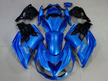 2012-2024 Kawasaki ZX14R Motorcycle Fairings - Blue Black Canada for Sale