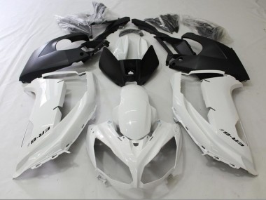 2012-2014 Kawasaki Ninja ER6F Motorcycle Fairings - Glossy White Matte Black Canada for Sale