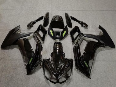2009-2011 Kawasaki Ninja 650R Motorcycle Fairings - Glossy Black Green Canada for Sale