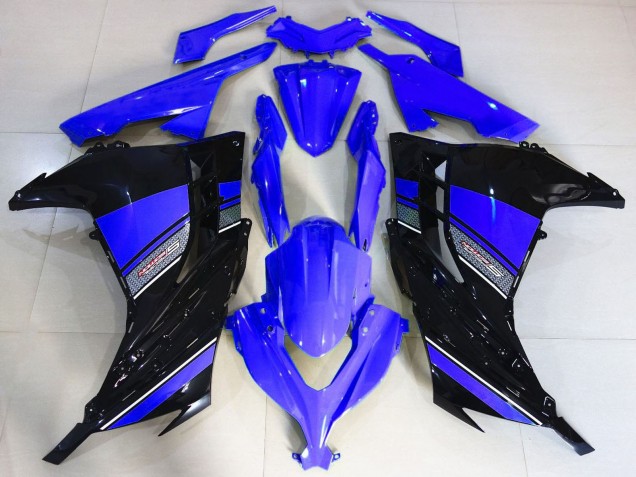 2013-2024 Kawasaki Ninja 300 Motorcycle Fairings - Blue Black Canada for Sale