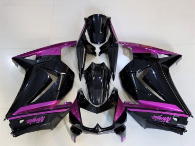 2008-2012 Kawasaki Ninja 250 Motorcycle Fairings - Glossy Black Purple Canada for Sale