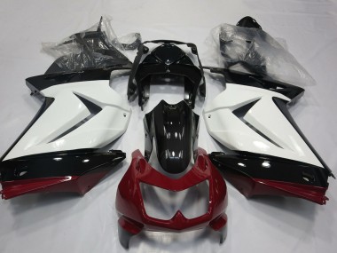 2008-2012 Kawasaki Ninja 250 Motorcycle Fairings - White Red Glossy Black Canada for Sale