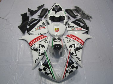 2012-2014 Yamaha R1 Motorcycle Fairings - White Red Green Black Abarth Wudy Motul Canada for Sale