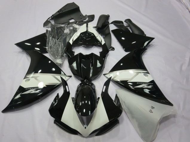 2012-2014 Yamaha R1 Motorcycle Fairings - Glossy Black White Silver Canada for Sale