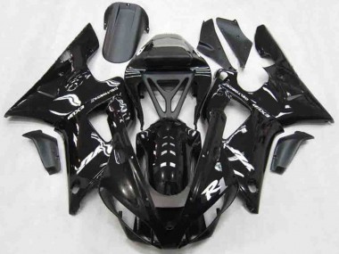 2000-2001 Yamaha R1 Motorcycle Fairings - Glossy Black White Canada for Sale