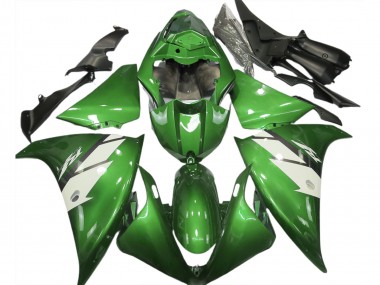 2012-2014 Yamaha R1 Motorcycle Fairings - Green White Canada for Sale