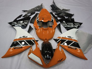 2012-2014 Yamaha R1 Motorcycle Fairings - Orange White Glossy Black Canada for Sale