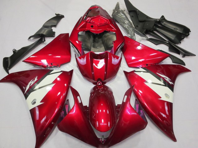 2012-2014 Yamaha R1 Motorcycle Fairings - Red White Canada for Sale