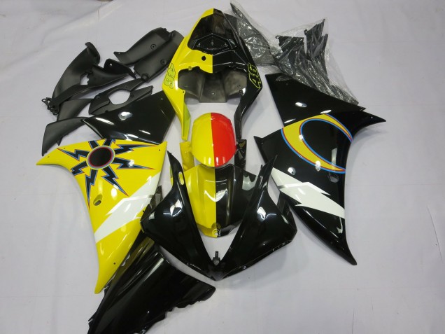2012-2014 Yamaha R1 Motorcycle Fairings - Yellow Black Red Canada for Sale