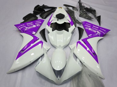 2012-2014 Yamaha R1 Motorcycle Fairings - White Purple Canada for Sale