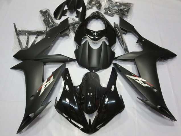 2004-2006 Yamaha R1 Motorcycle Fairing - Glossy Black Matte Black Canada for Sale