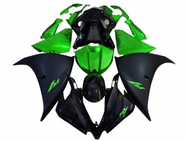 2012-2014 Yamaha R1 Motorcycle Fairings - Glossy Black Matte Black Green Canada for Sale