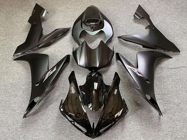 2004-2006 Yamaha R1 Motorcycle Fairings - Glossy Black Matte Black Canada for Sale
