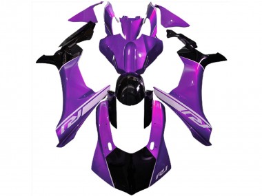 2015-2019 Yamaha R1 Motorcycle Fairings - Purple Glossy Black Silver Canada for Sale