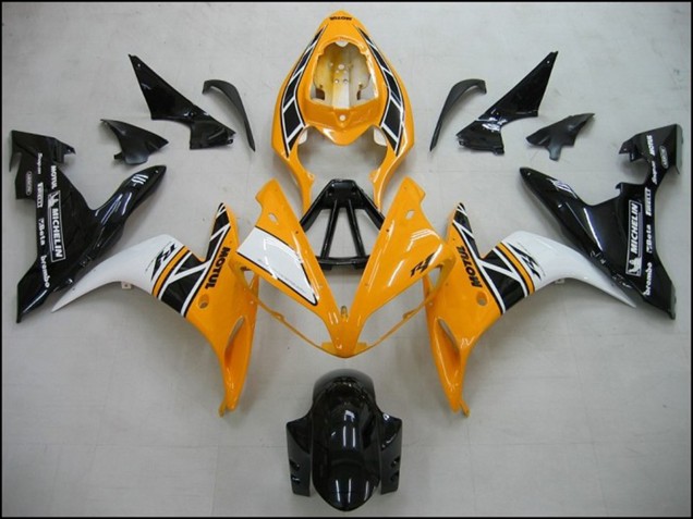 2004-2006 Yamaha R1 Motorcycle Fairings - Yellow White Black OEM Style Canada for Sale